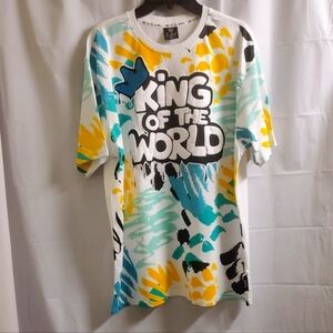 . HOLIDAY SPECIAL .MENS SHORT SLEEVE MULTI COLOR SHIRT XXL